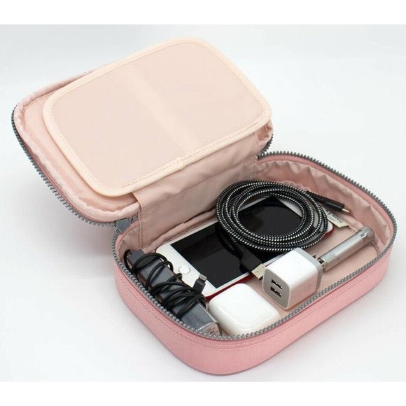 Kipling 100 Pens Pouch Multi Function Case Cosmetic Organize Bag Pine Green NWT - Picture 7 of 9